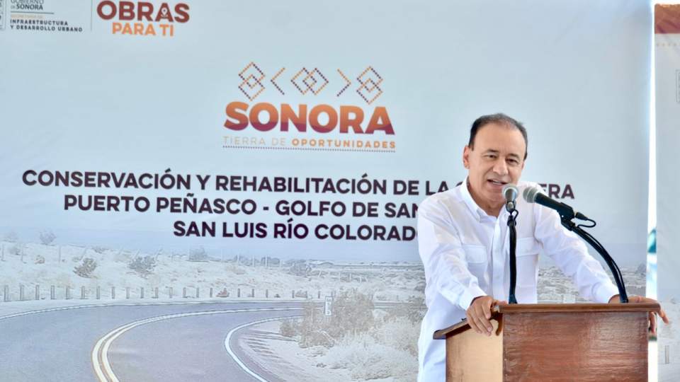 Garantiza Gobernador Durazo conectividad en Puerto Peñasco con modernización carretera y lanzamiento de señal de Telemax